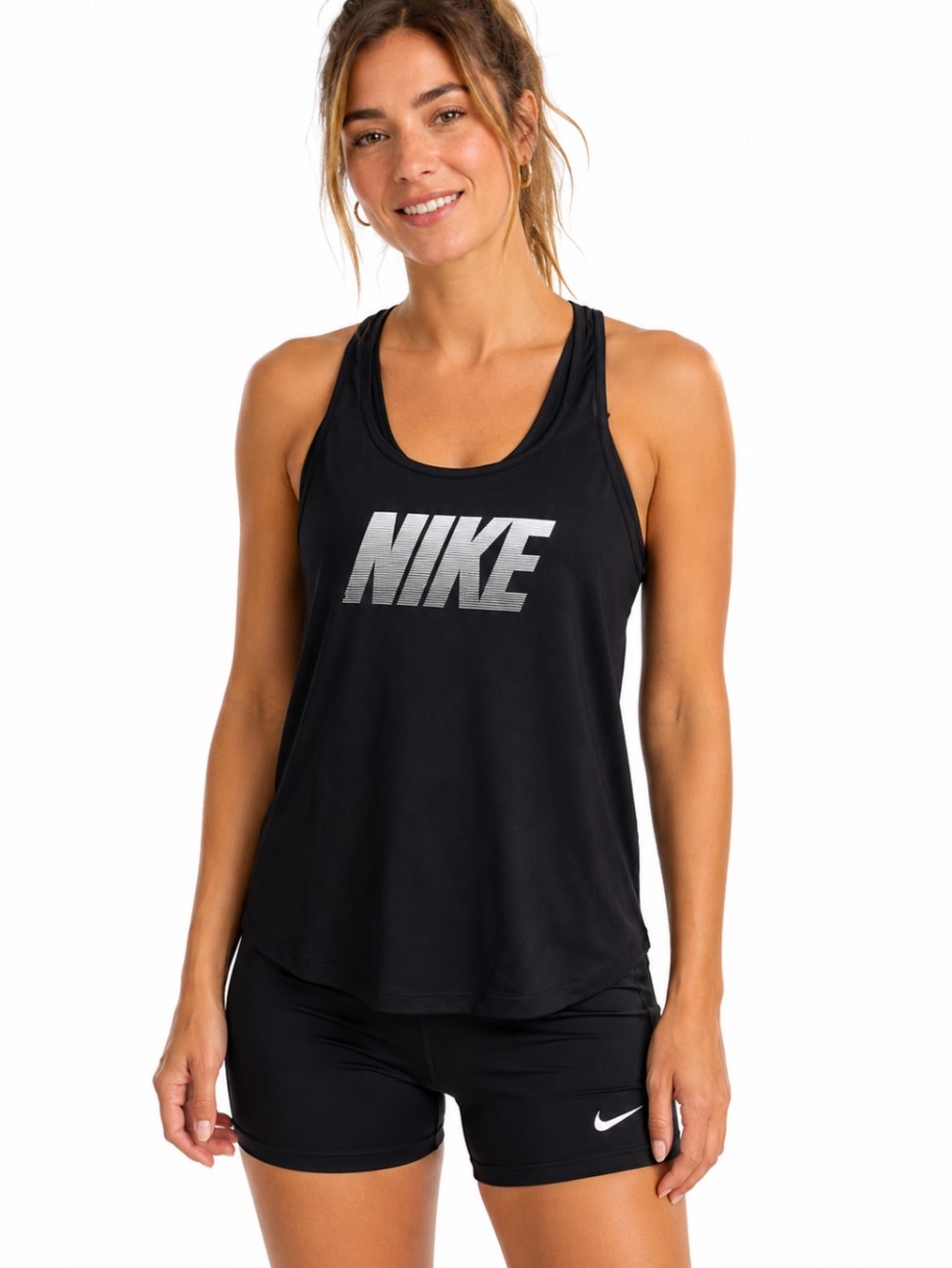 NIKE PRO Black Dri Fit Athletic Sportswear Tank Top Size S NWOT